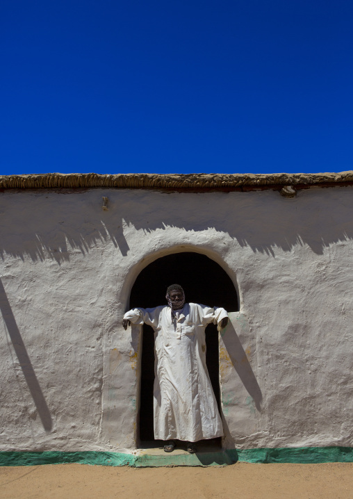 Sudan, Northern Province, Gunfal, traditional nubian architecture