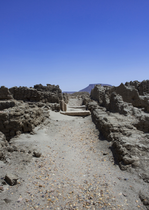 Sudan, Nubia, Sai island, old temple ruins