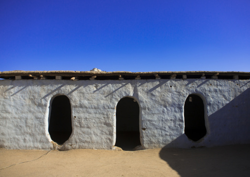 Sudan, Nubia, Tumbus, traditional nubian house