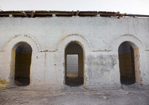 Sudan, Nubia, Tumbus, traditional nubian house