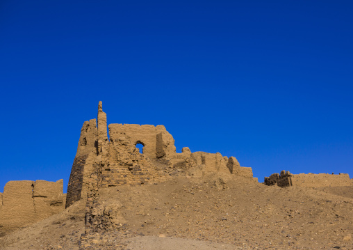 Sudan, River Nile, Al-Khandaq, old ottoman fort