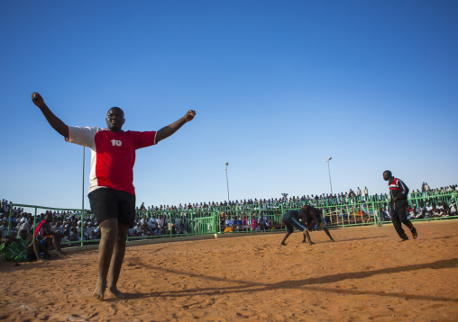 Sudan, Khartoum State, Khartoum, nuba wrestlers