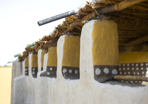 Sudan, Nubia, Old Dongola, house courtyard