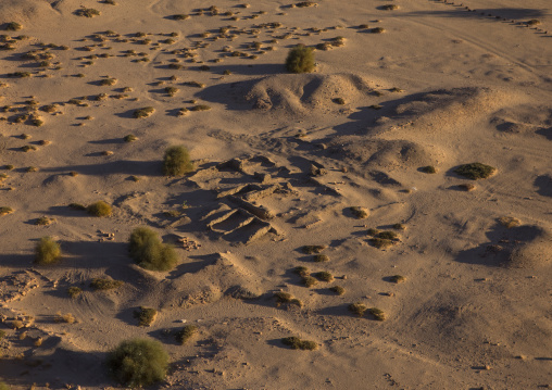 Sudan, Northern Province, Karima, view from the top of the jebel barkal of the main amun temple