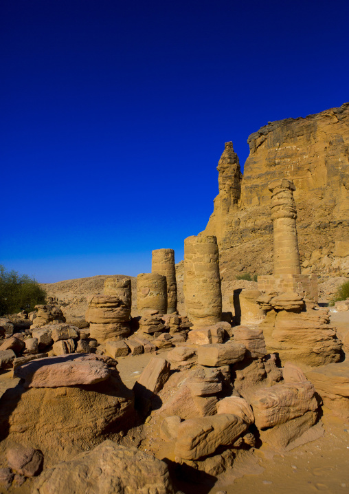 Sudan, Northern Province, Karima, temple of amun in the holy mountain of jebel barkal