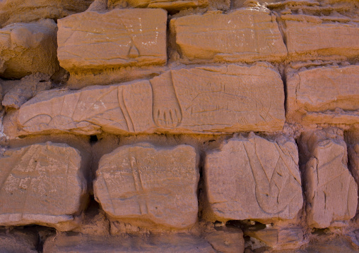 Sudan, Northern Province, Karima, temple of amun in the holy mountain of jebel barkal