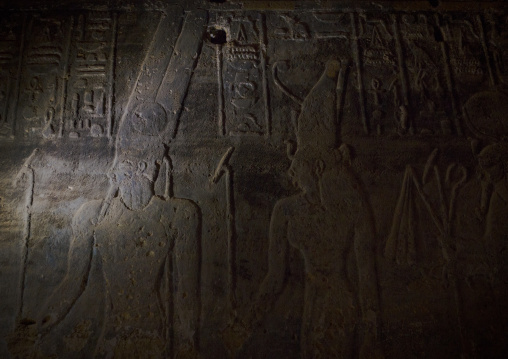 Sudan, Northern Province, Karima, mammisi chapel of the temple of amun at the foot of jebel barkal