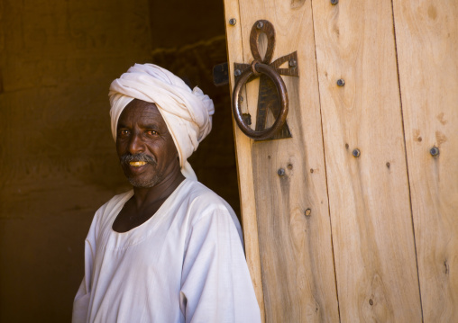 Sudan, Nubia, Naga, the restored lion temple in musawwarat es-sufra