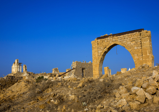 Sudan, Port Sudan, Suakin, ruined ottoman coral buildings