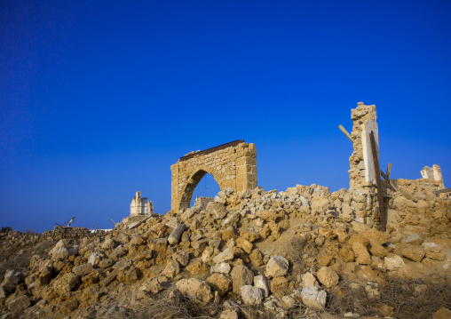 Sudan, Port Sudan, Suakin, ruined ottoman coral buildings