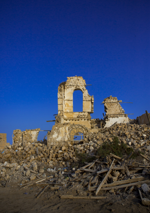 Sudan, Port Sudan, Suakin, ruined ottoman coral buildings