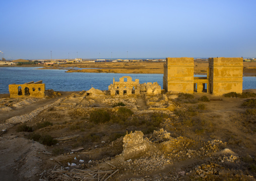 Sudan, Port Sudan, Suakin, ruined ottoman coral buildings