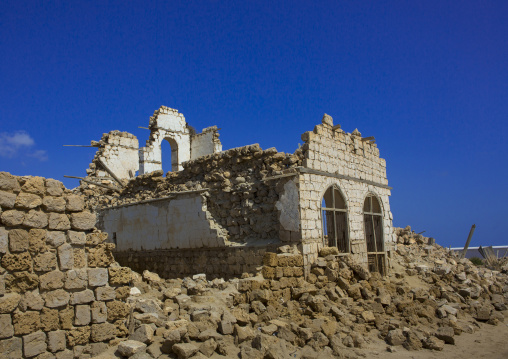 Sudan, Port Sudan, Suakin, ruined ottoman coral buildings