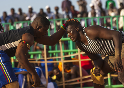 Sudan, Khartoum State, Khartoum, nuba wrestlers