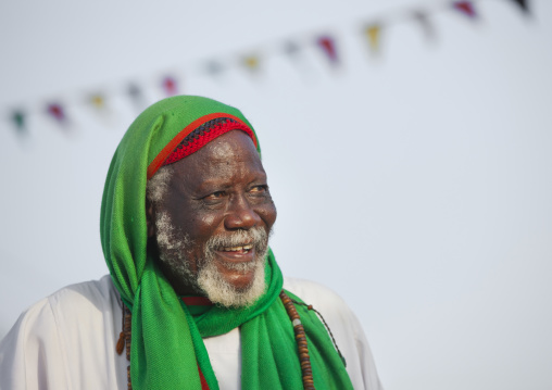 Sudan, Khartoum State, Khartoum, sufi whirling dervish at omdurman sheikh hamad el nil tomb