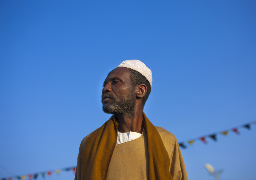 Sudan, Khartoum State, Khartoum, sufi whirling dervish at omdurman sheikh hamad el nil tomb