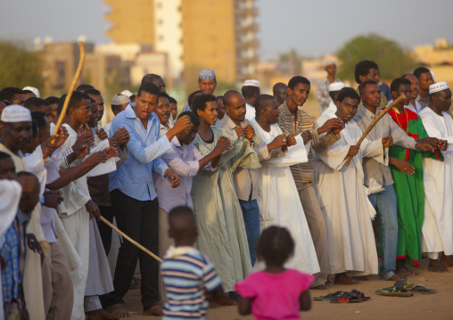 Sudan, Khartoum State, Khartoum, sufi whirling dervishes at omdurman sheikh hamad el nil tomb