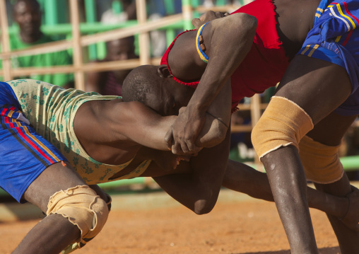 Sudan, Khartoum State, Khartoum, nuba wrestlers