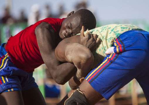 Sudan, Khartoum State, Khartoum, nuba wrestlers