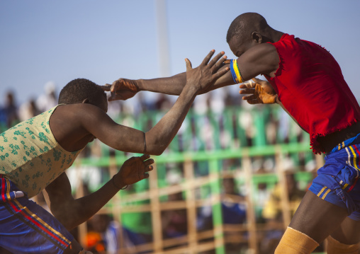 Sudan, Khartoum State, Khartoum, nuba wrestlers