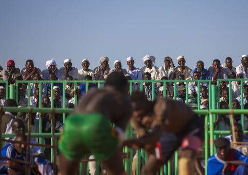 Sudan, Khartoum State, Khartoum, nuba wrestlers