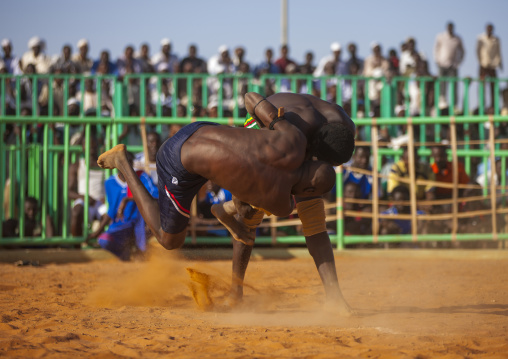 Sudan, Khartoum State, Khartoum, nuba wrestlers