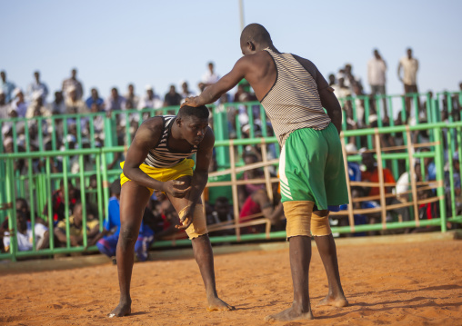 Sudan, Khartoum State, Khartoum, nuba wrestlers