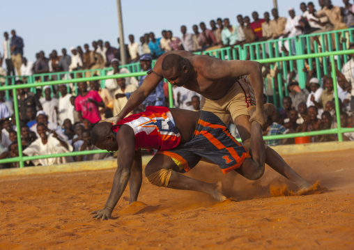 Sudan, Khartoum State, Khartoum, nuba wrestlers