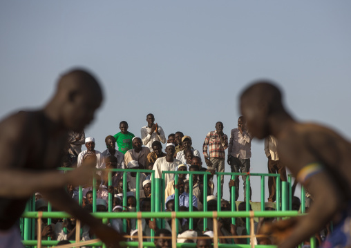 Sudan, Khartoum State, Khartoum, nuba wrestlers