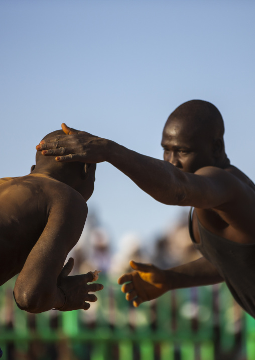 Sudan, Khartoum State, Khartoum, nuba wrestlers