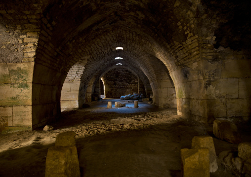 Inside The Crusader Fortress, Krak Des Chevaliers, Homs, Homs Governorate, Syria