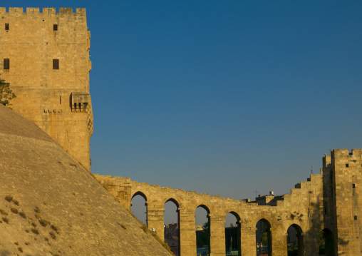 Bridge Leading To The Citadel, Aleppo, Aleppo Governorate, Syria