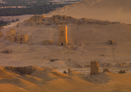 Eggelin Tomb Tower In The Ancient Roman City, Palmyra, Syrian Desert, Syria