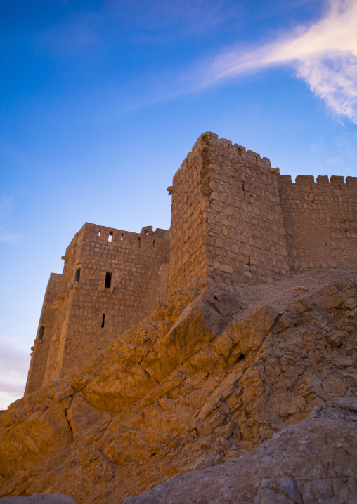 Hilltop Fort In The Ancient Roman City, Palmyra, Syrian Desert, Syria