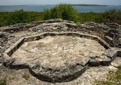 Husini kubwa palace in kilwa kisiwani, Tanzania