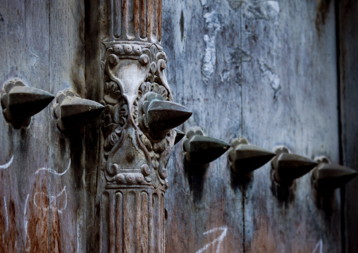 Door in stone town zanzibar, Tanzania