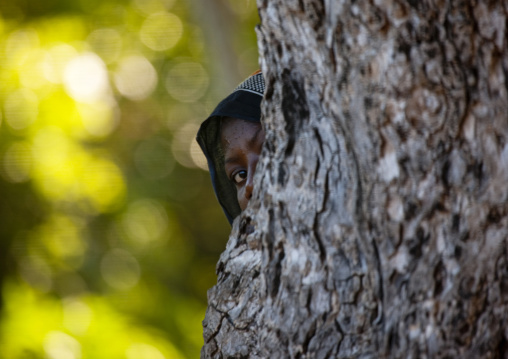 Shy girl, Zanzibar, Tanzania