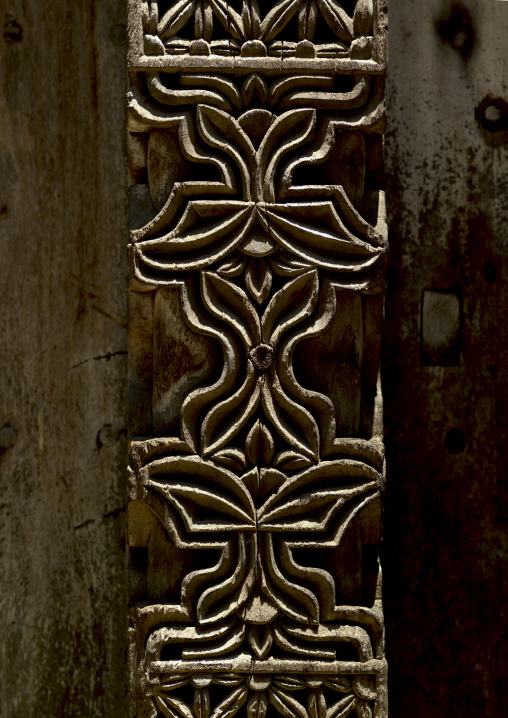 Old door in stone town zanzibar, Tanzania