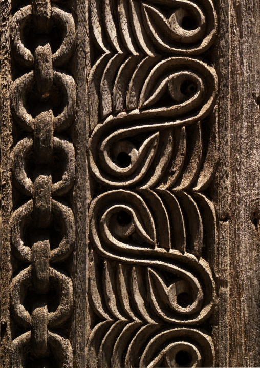 Old door in stone town zanzibar, Tanzania