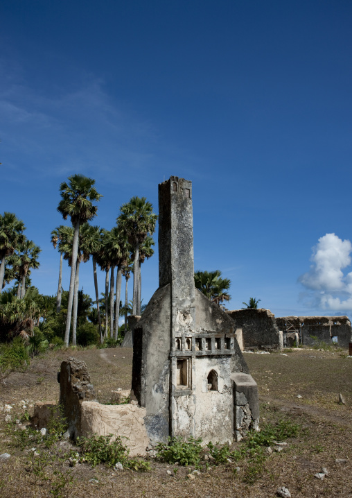 Tomb in the mkumbuu ancient town, Pemba, Tanzania