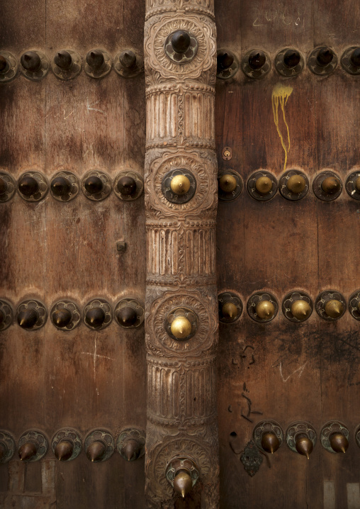 Old door in stone town zanzibar, Tanzania