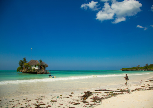 Tanzania, Zanzibar, Michanwi Pingwe, the rock restaurant on bwejuu beach