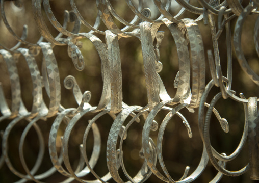 Tanzania, Serengeti Plateau, Lake Eyasi, datoga tribe bracelets