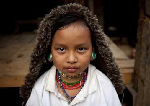 Big ears little girl, Ban nai soiy village, Thailand