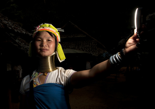 Long neck woman, Near mae hong son, Thailand