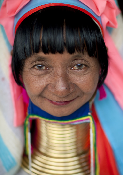 Long neck woman, Near mae hong son, Thailand