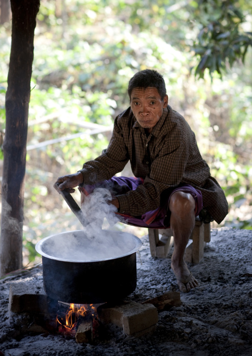 Sticky rice alccol factory, Ban huay tor village, Thailand