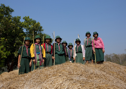 Scouts in mae hong son area, Thailand