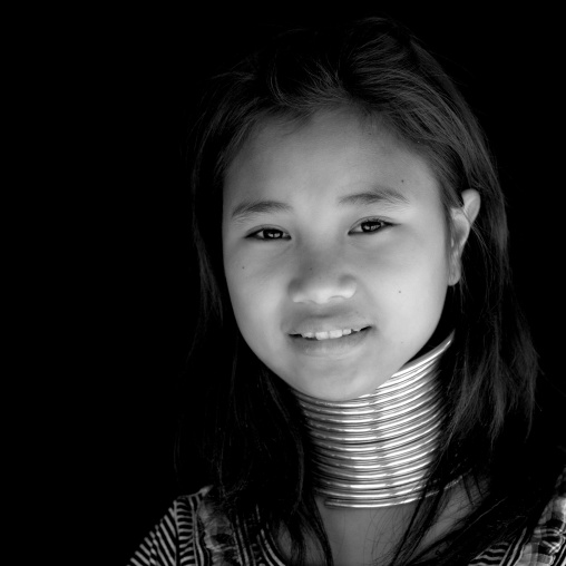 Long neck woman, Near mae hong son, Thailand