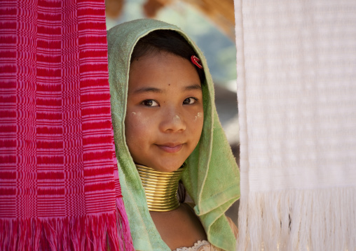 Miss mujee, 12 Years, Karens long neck, Mae hong son area, Thailand